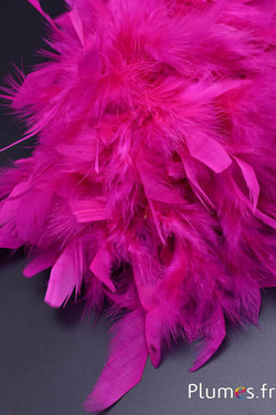 Coq mèche  - 10 cm - fuchsia